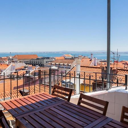 Amazing Rooftop Terrace With River And Historic City View 4 Bedrooms 4 Bathrooms Ac 19Th Century Building Chiado ลิสบอน ภายนอก รูปภาพ