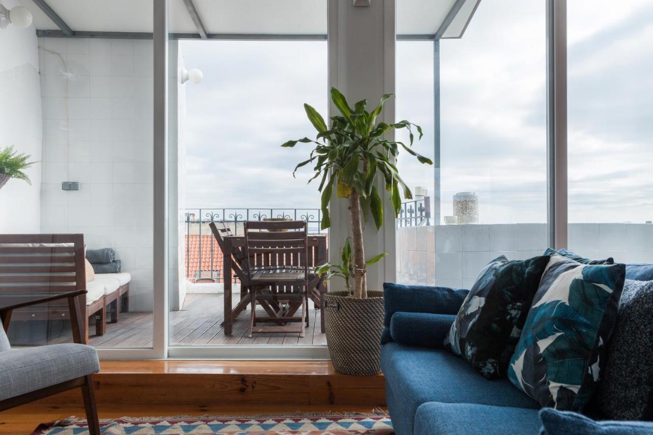 Amazing Rooftop Terrace With River And Historic City View 4 Bedrooms 4 Bathrooms Ac 19Th Century Building Chiado ลิสบอน ภายนอก รูปภาพ