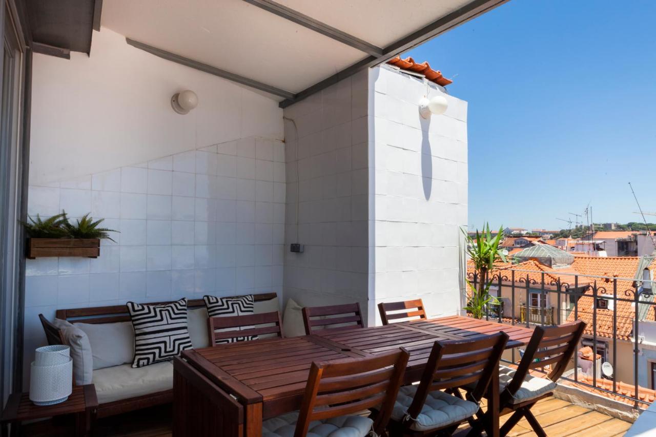 Amazing Rooftop Terrace With River And Historic City View 4 Bedrooms 4 Bathrooms Ac 19Th Century Building Chiado ลิสบอน ภายนอก รูปภาพ
